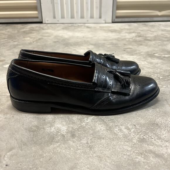 Allen Edmonds Bridgeton USA Black Slip On Loafer Tassel Dress Shoes - Men\'s 13D main image 8